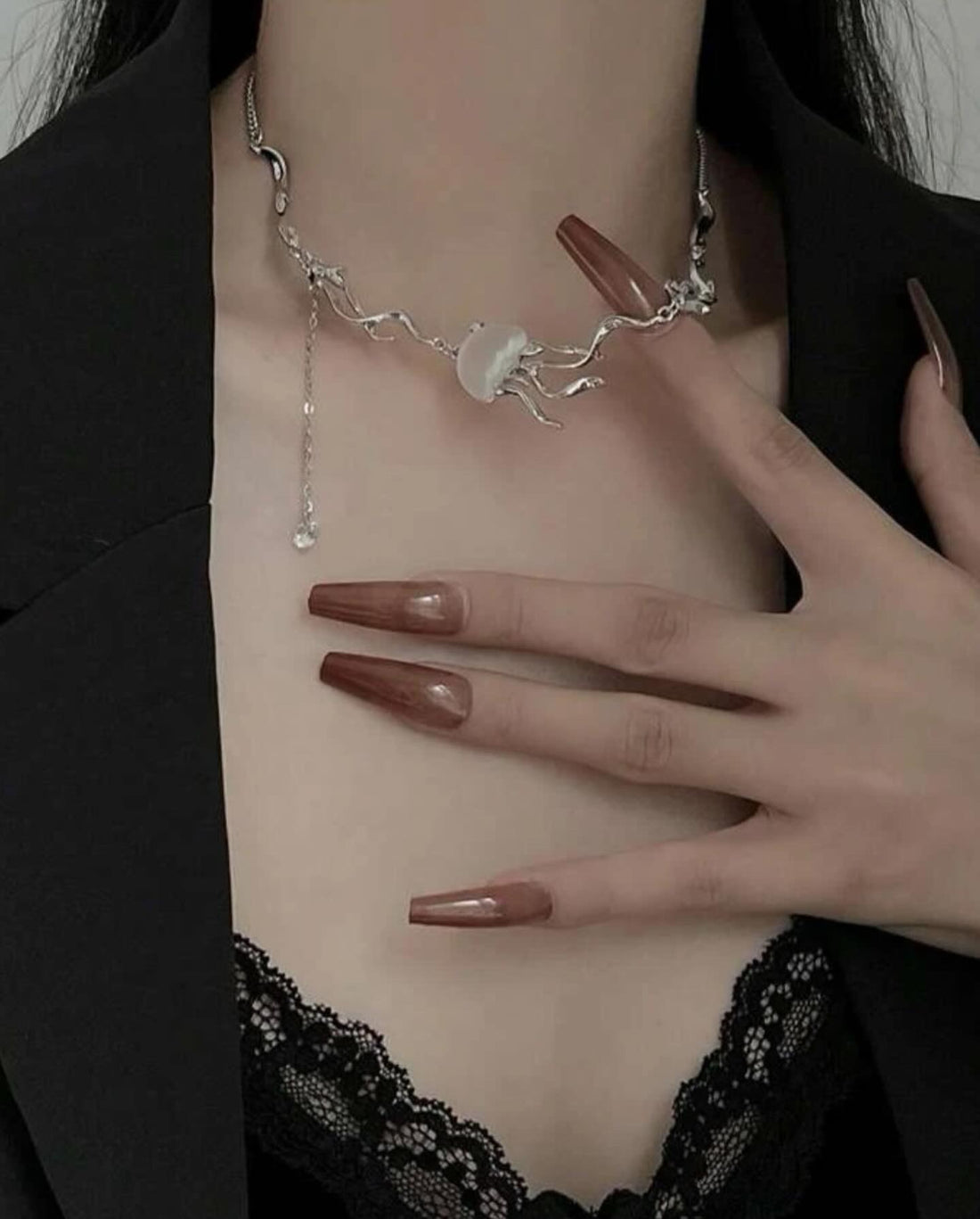 Women Short necklace Jellyfish 🪼