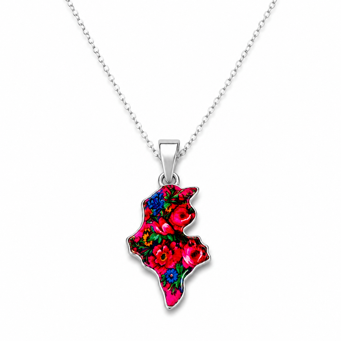 Floral Tunisia Map 💐