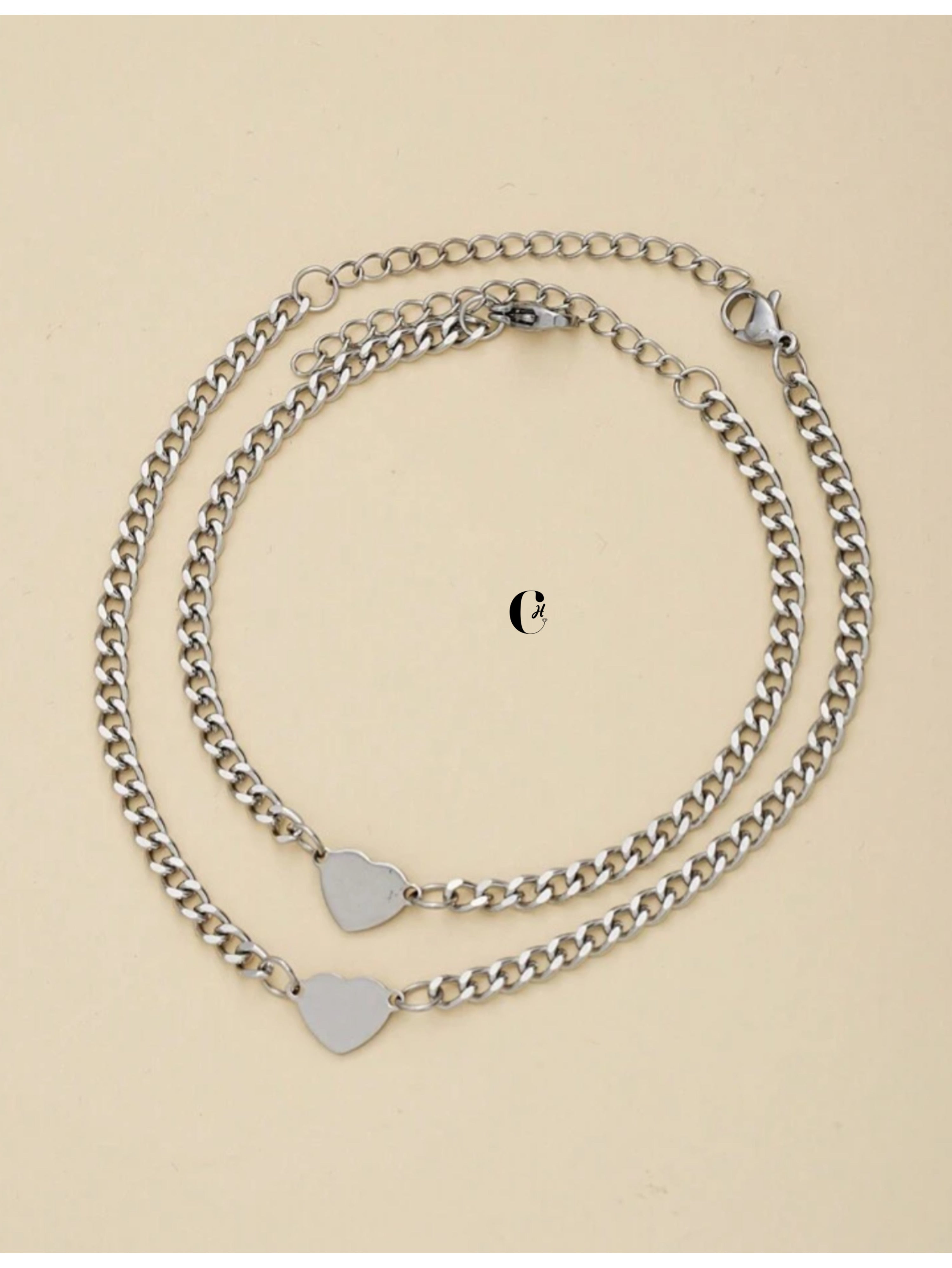 Stainless steel Heart bracelets ❤️