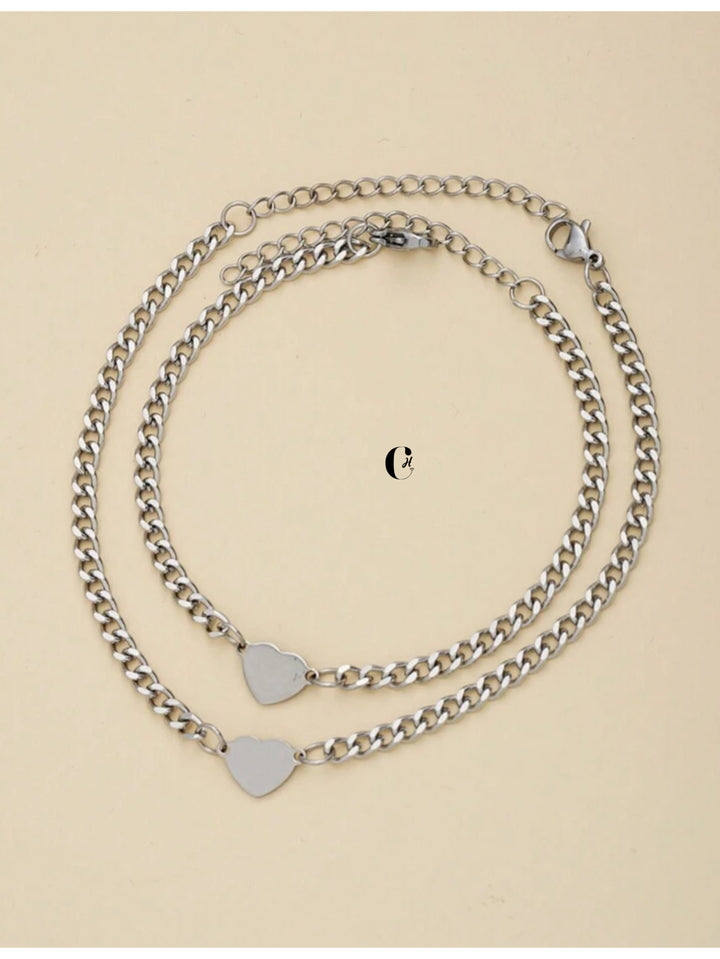 Stainless steel Heart bracelets ❤️