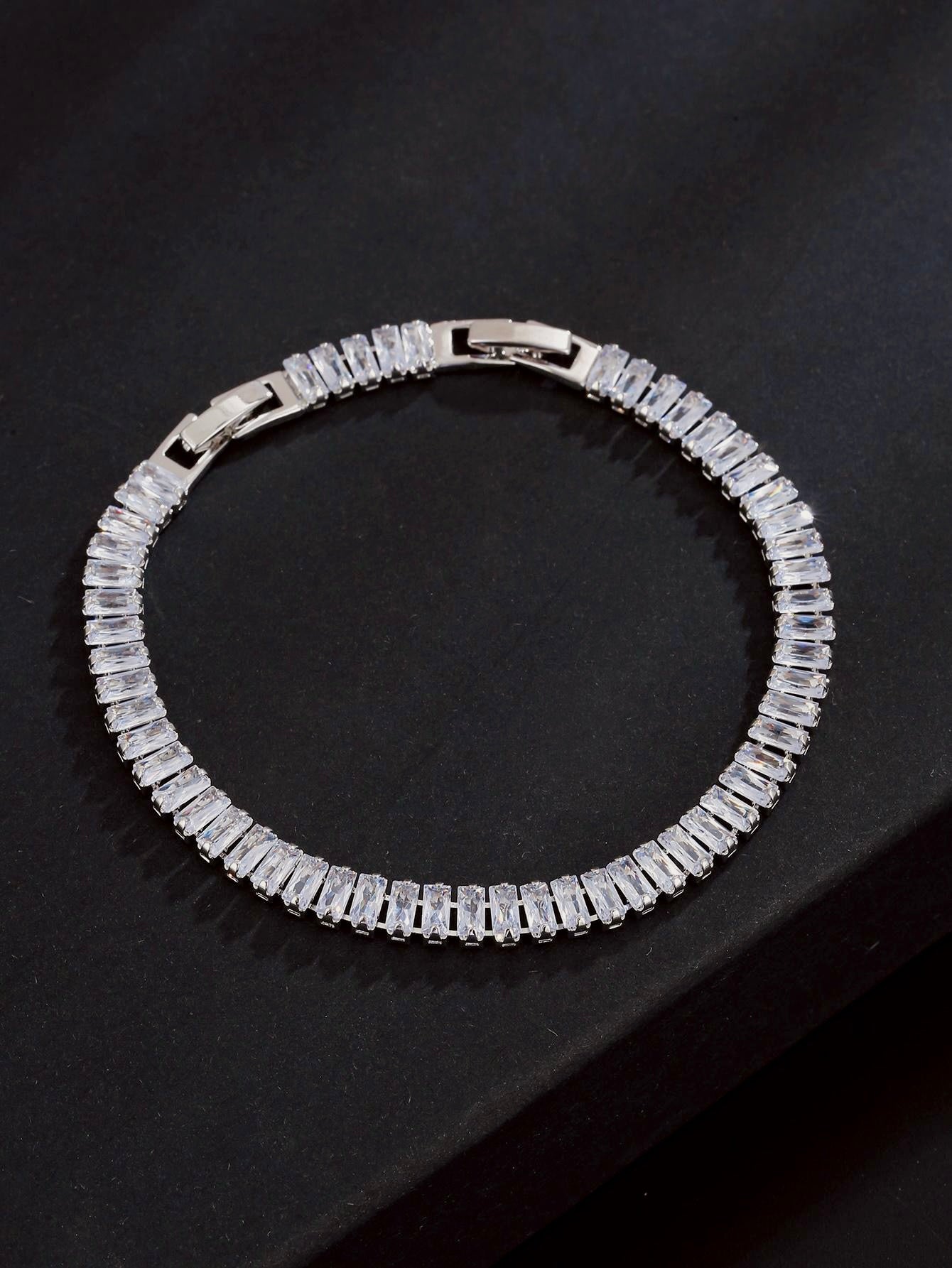 CUBIC Shiny Bracelet For Women&Men 🤍🖤💚