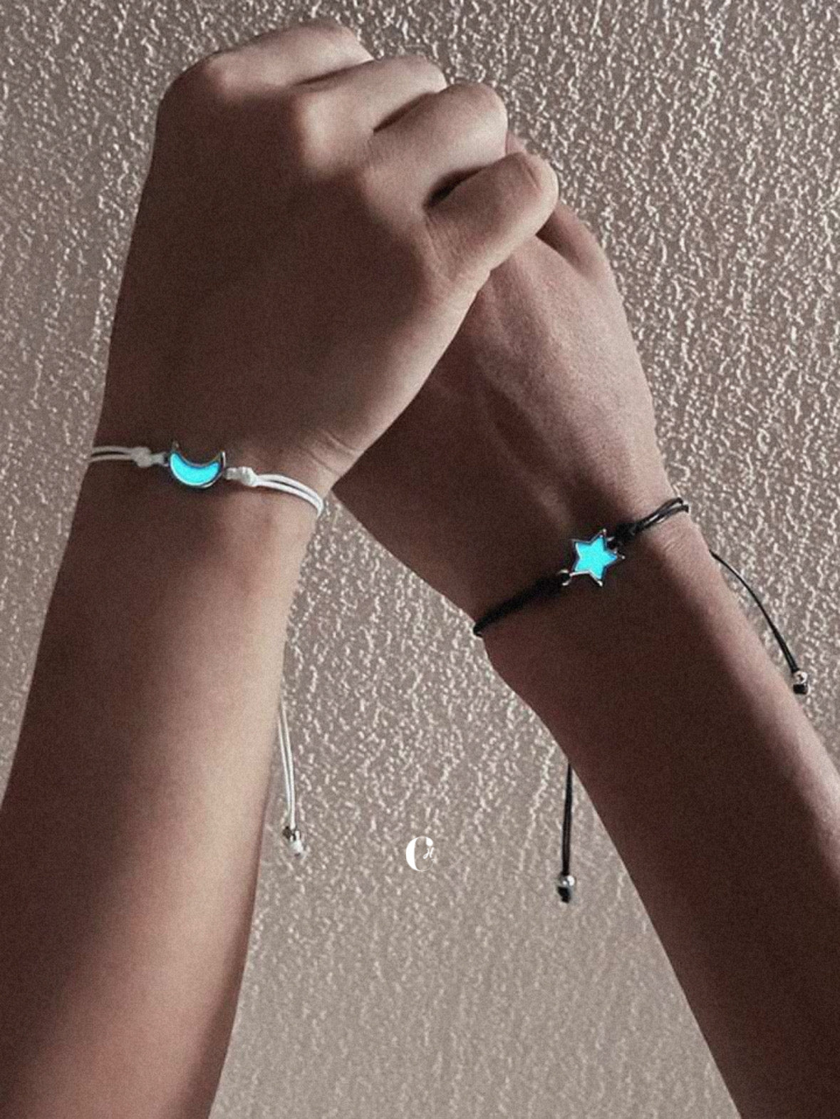 Star moon glow matching bracelet ⭐ 🌙