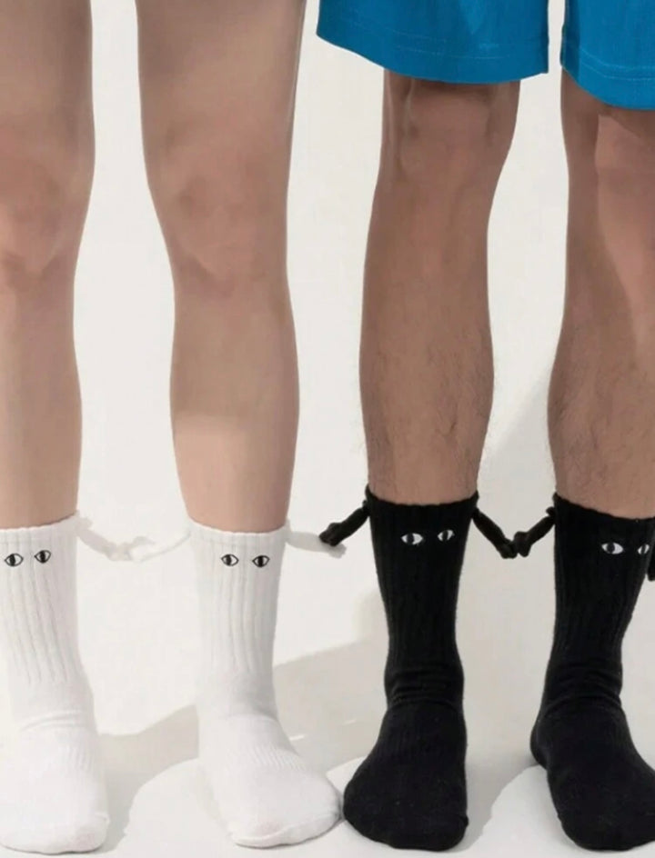 Socks hands Magnetic Couple 🧦👩‍❤️‍👨