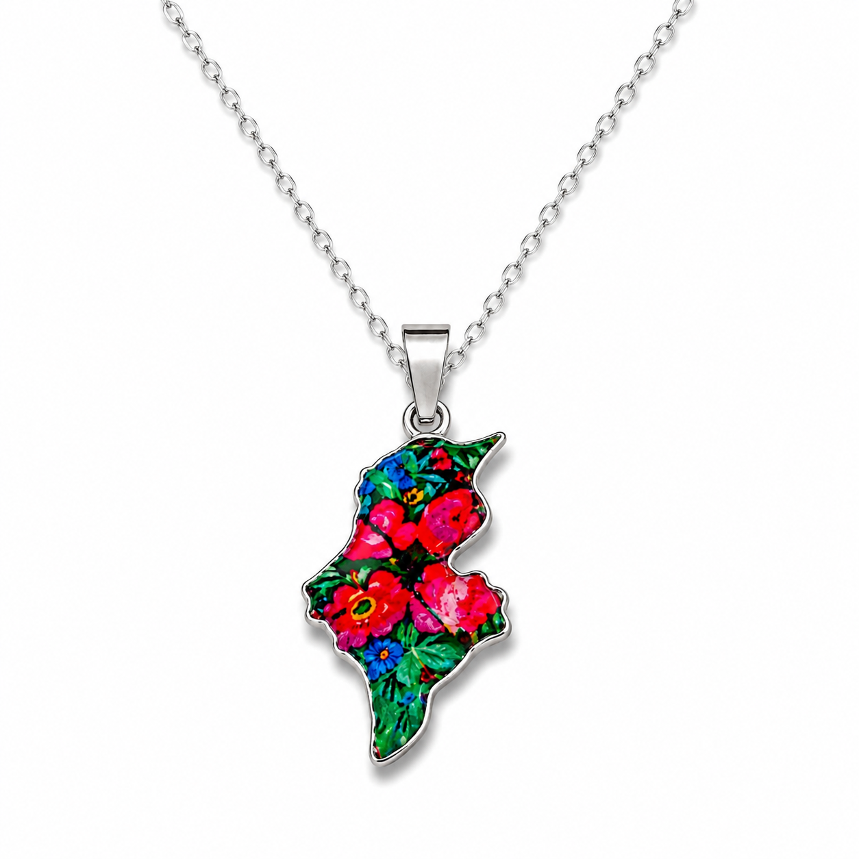 Floral Tunisia Map 💐
