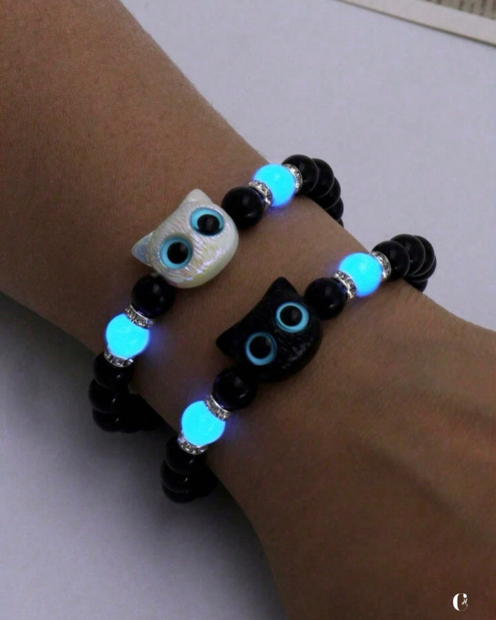 Bracelets Matching Cats Beaded 🐈‍⬛❤️