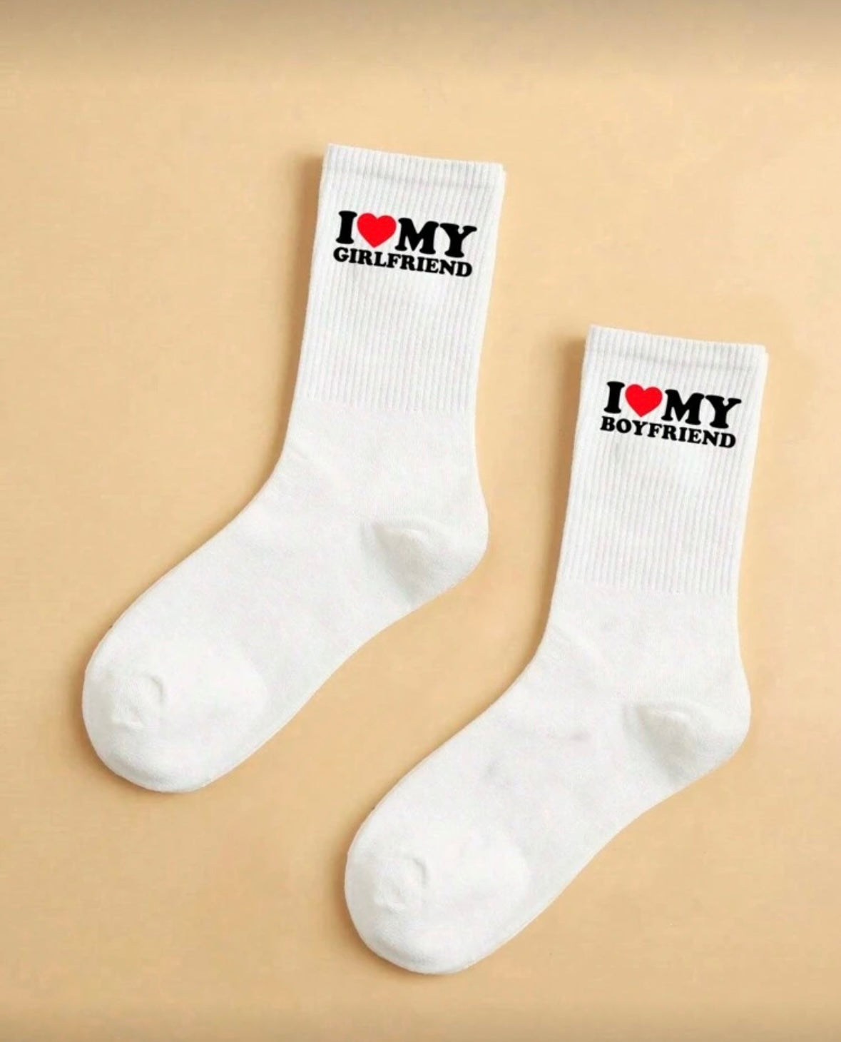 I LOVE MY GF/BF SOCKS ❤️