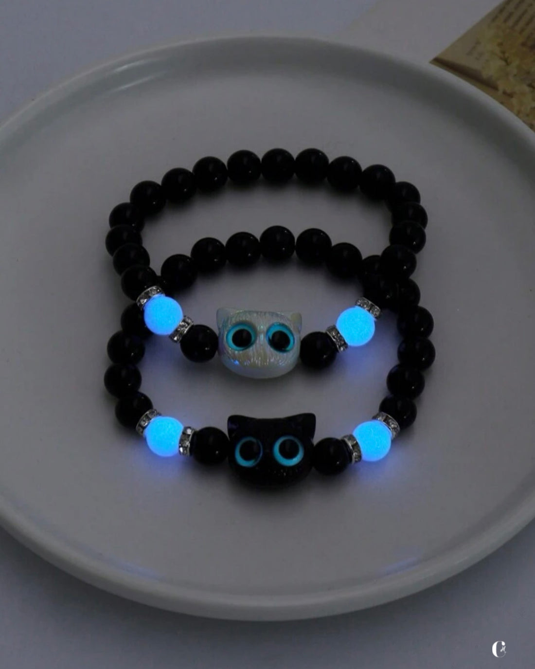 Bracelets Matching Cats Beaded 🐈‍⬛❤️