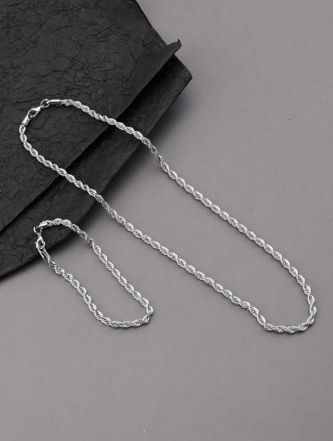 Men ROPE Stainless Steel SET 🪢