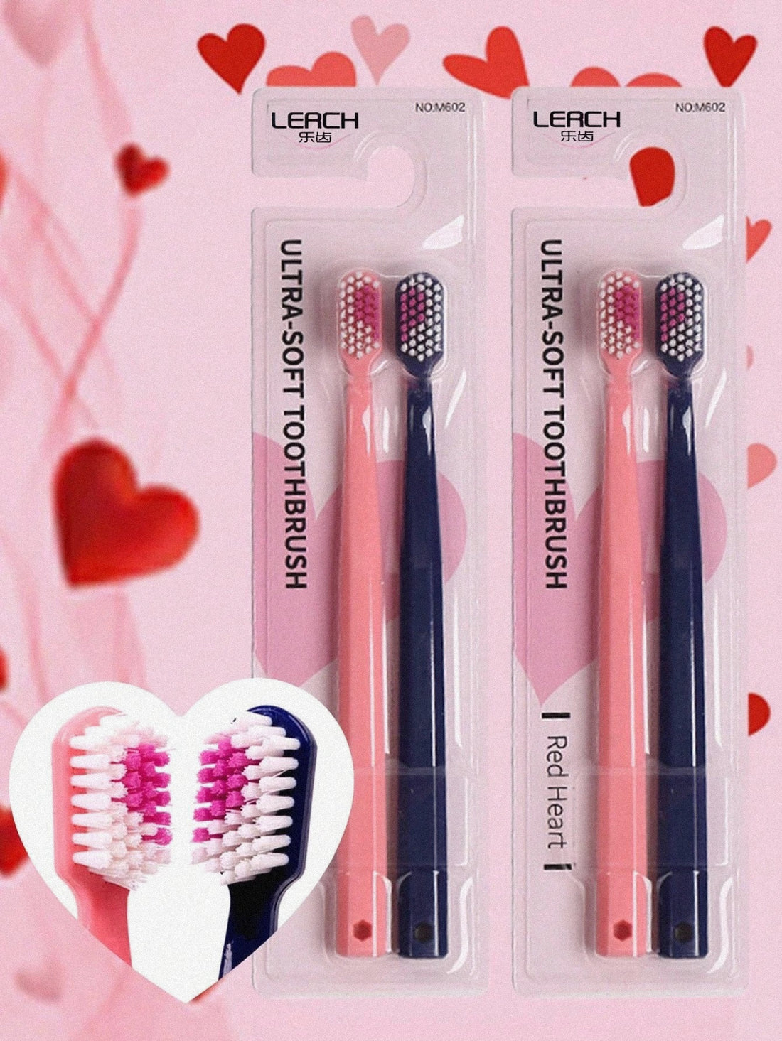 2Pcs Toothbrush couple matching 🪥 🪥