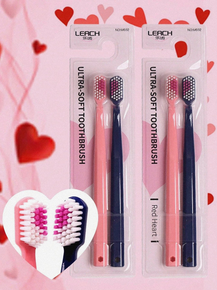 2Pcs Toothbrush couple matching 🪥 🪥