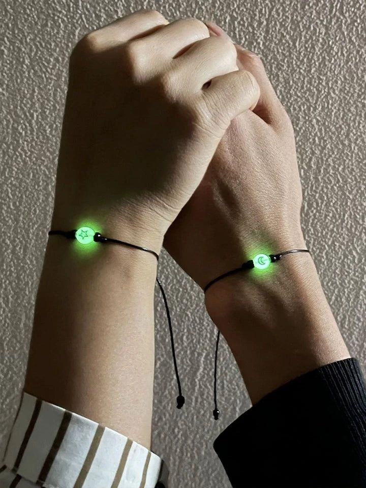 Bracelets Matching Golw in the dark 🧚🏻💚